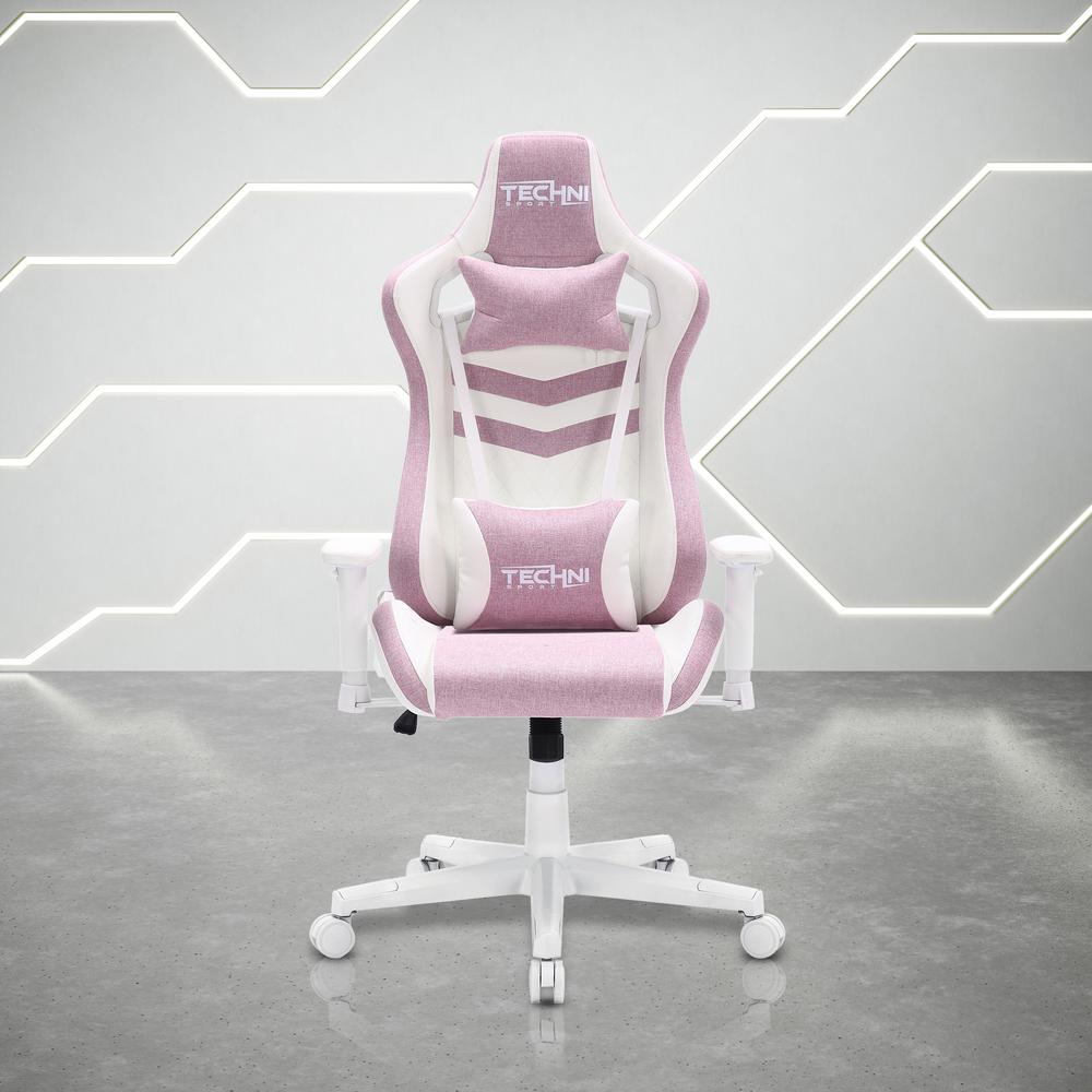 Techni Sport TS86 Ergonomic Pastel Gaming Chair, Pink. Picture 8