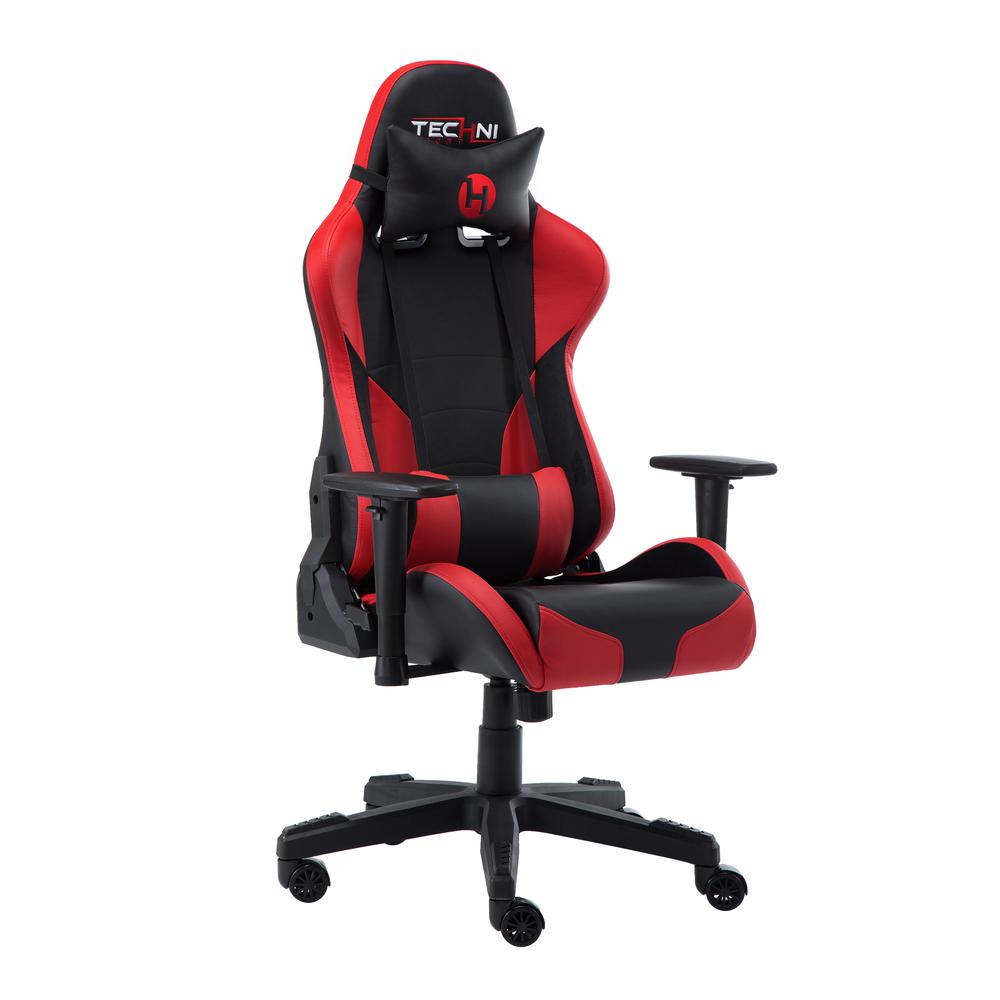 Techni Sport TS-90  Office-PC Gaming Chair, Red. Picture 1