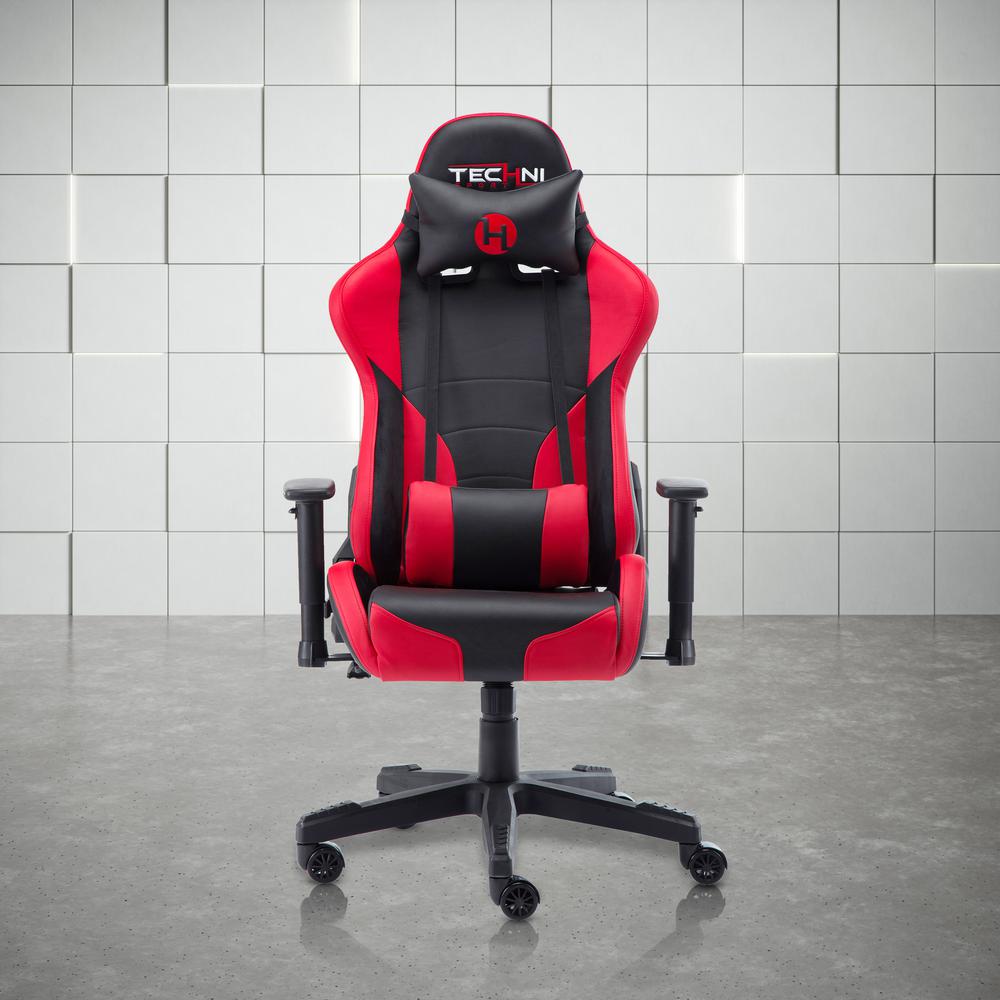Techni Sport TS-90  Office-PC Gaming Chair, Red. Picture 15