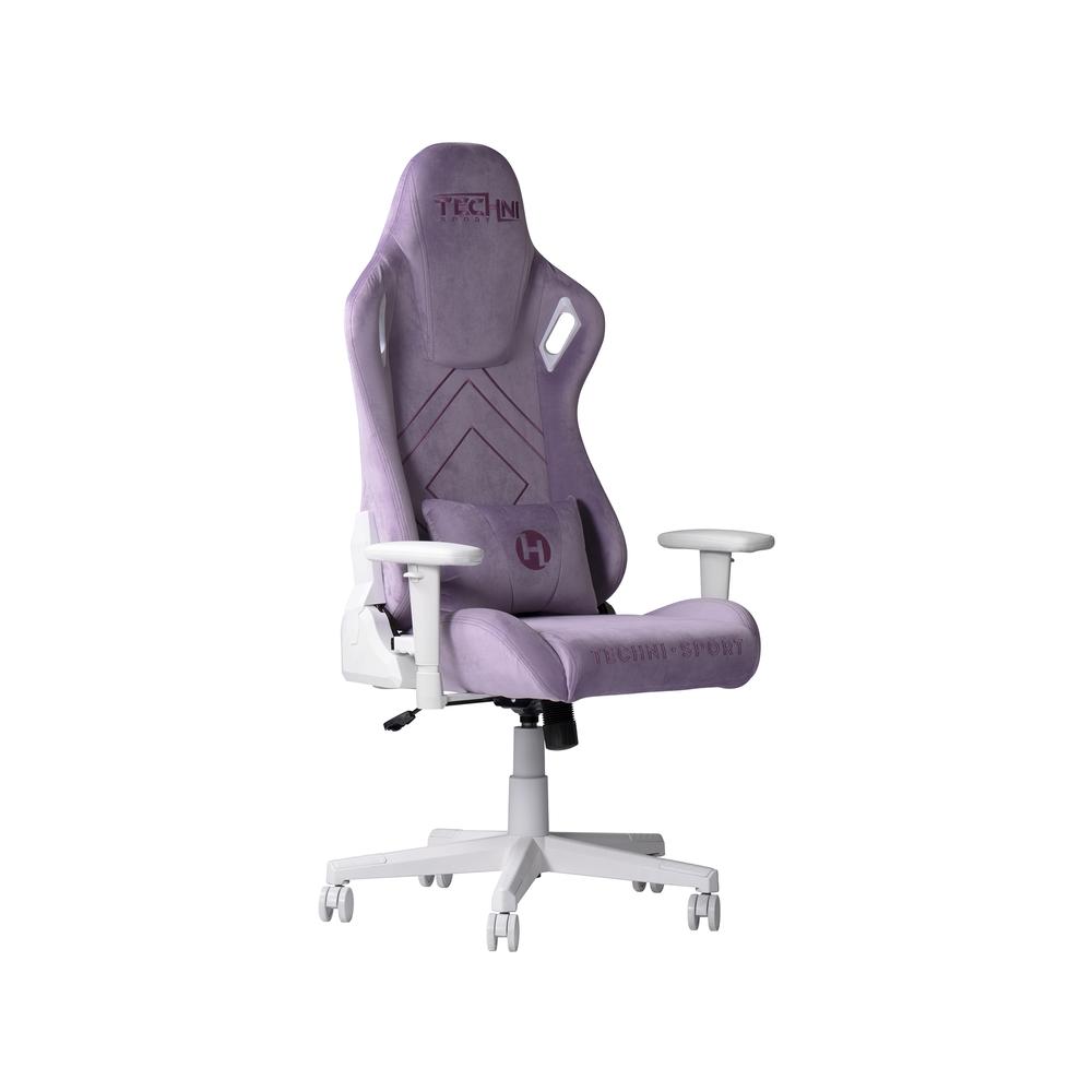 Velvet Gaming Chair -Purple. Picture 1