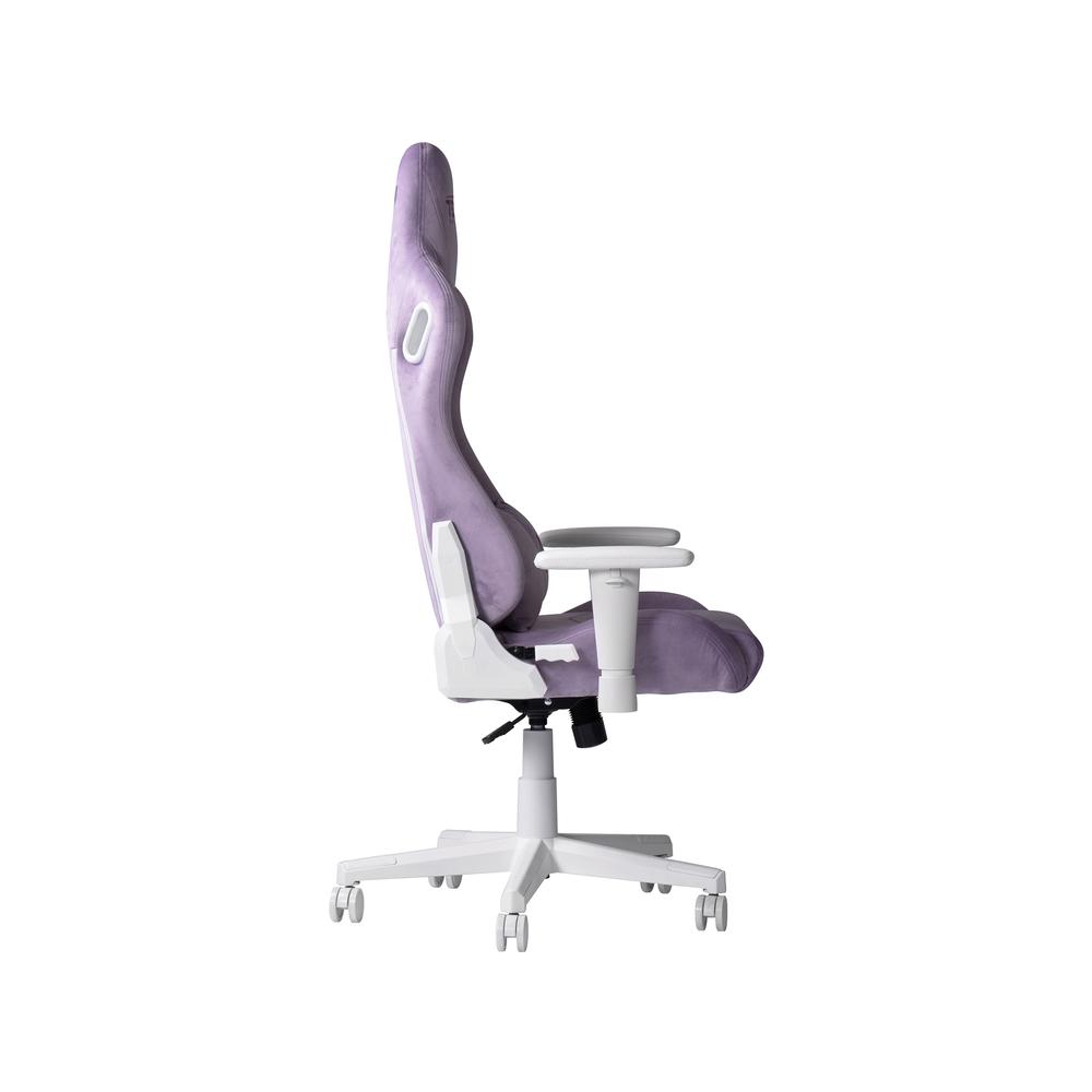 Velvet Gaming Chair -Purple. Picture 2