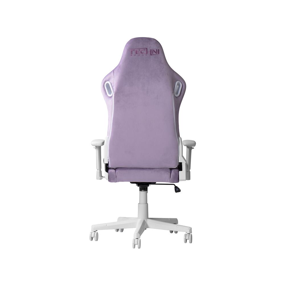 Velvet Gaming Chair -Purple. Picture 4