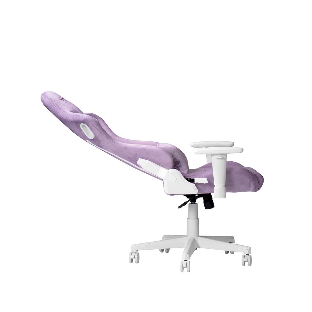 Velvet Gaming Chair -Purple. Picture 6