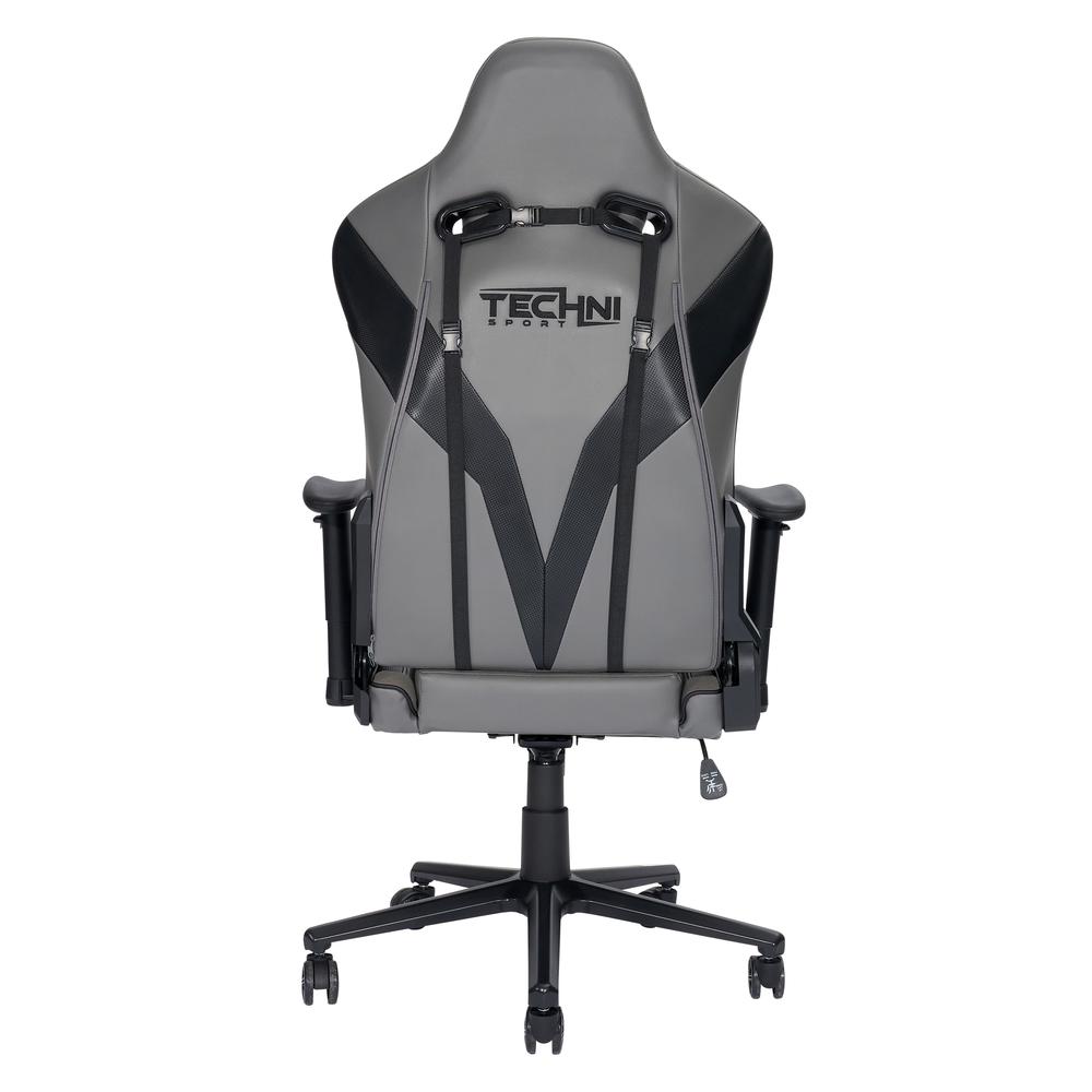 XL Ergonomic Gaming Chair, Grey. Picture 13