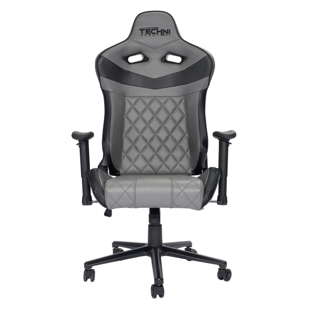 XL Ergonomic Gaming Chair, Grey. Picture 14