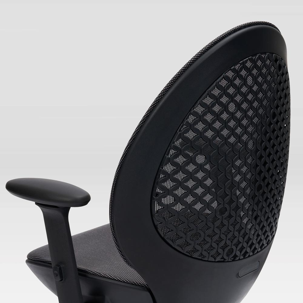 Techni Mobili Deco LUX Executive Office Chair, Black. Picture 16