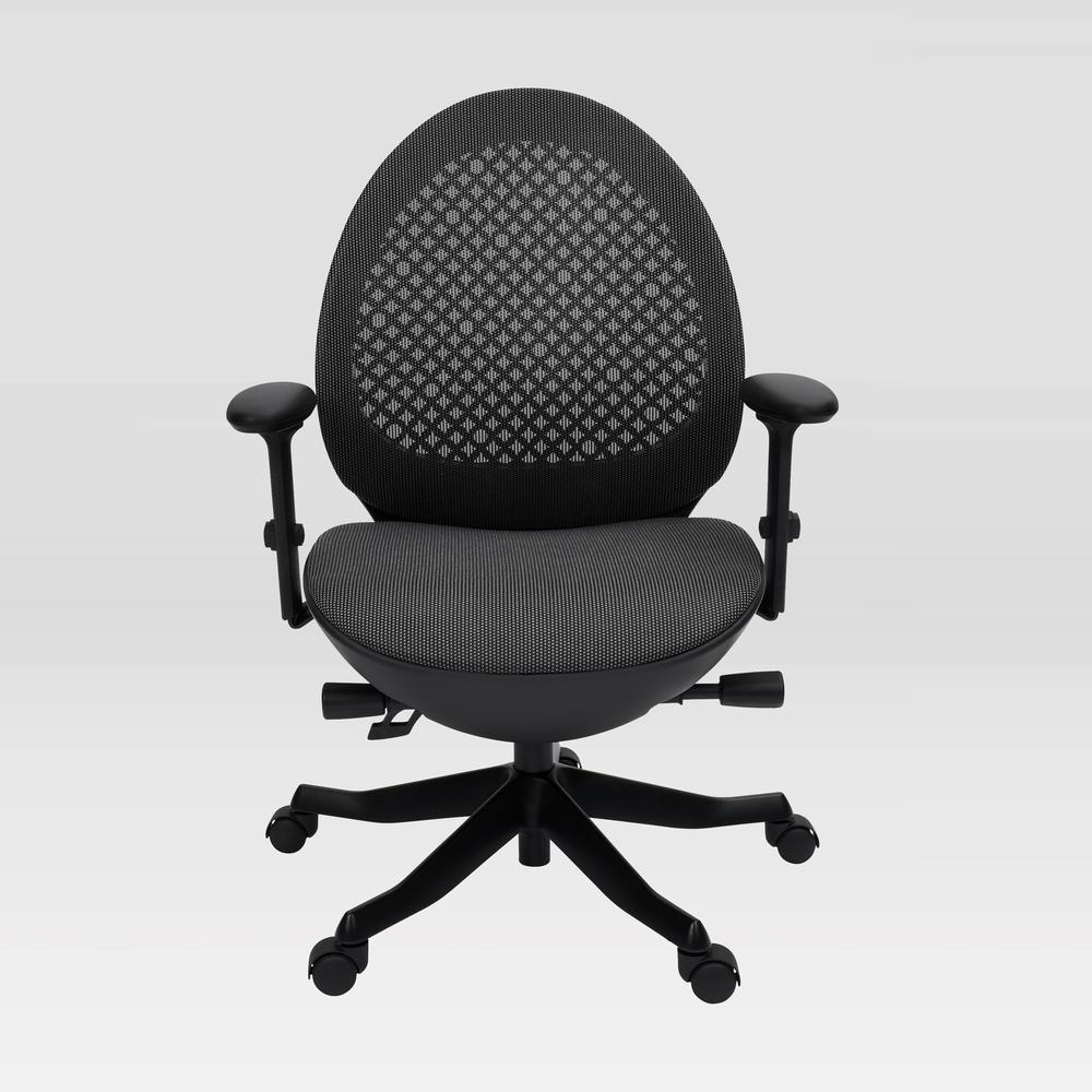 Techni Mobili Deco LUX Executive Office Chair, Black. Picture 17