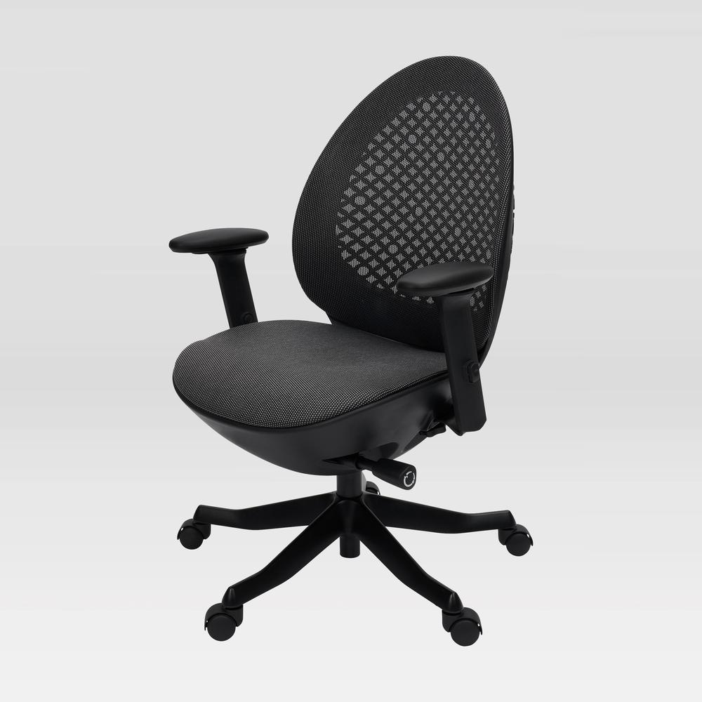 Techni Mobili Deco LUX Executive Office Chair, Black. Picture 18