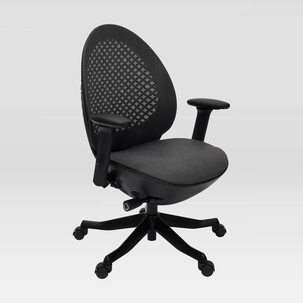 Techni Mobili Deco LUX Executive Office Chair, Black. Picture 19