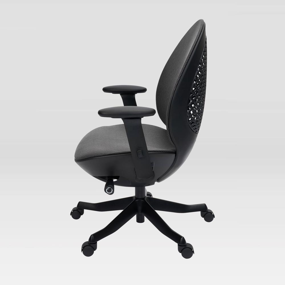 Techni Mobili Deco LUX Executive Office Chair, Black. Picture 20