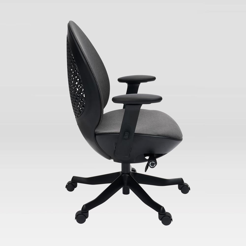 Techni Mobili Deco LUX Executive Office Chair, Black. Picture 22
