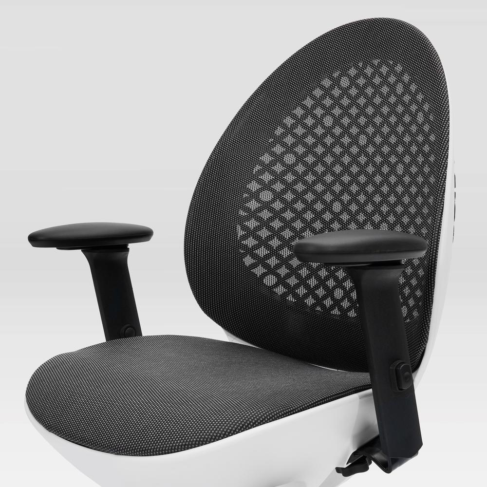 Techni Mobili Deco LUX Executive Office Chair, White. Picture 16