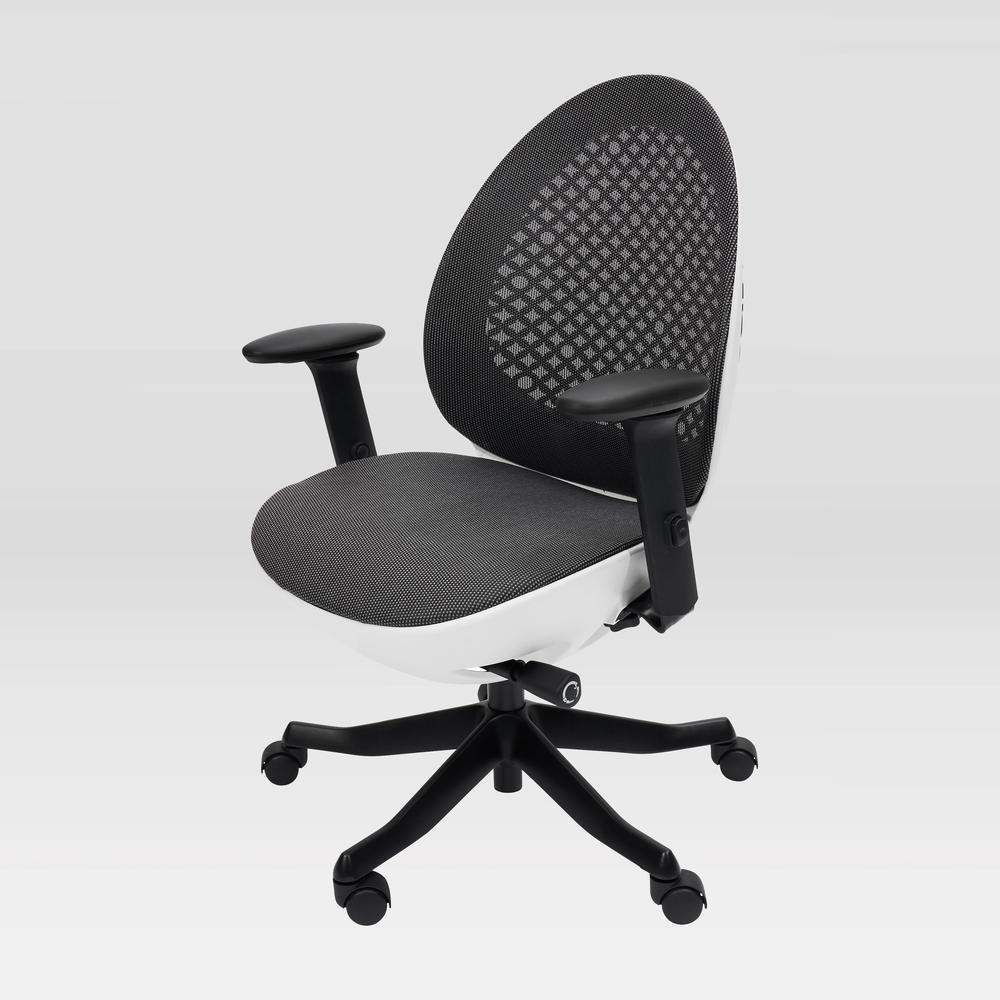 Techni Mobili Deco LUX Executive Office Chair, White. Picture 18