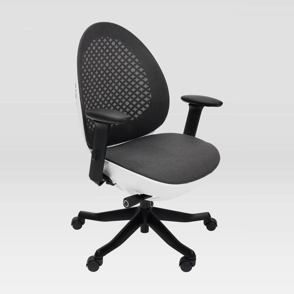 Techni Mobili Deco LUX Executive Office Chair, White. Picture 19