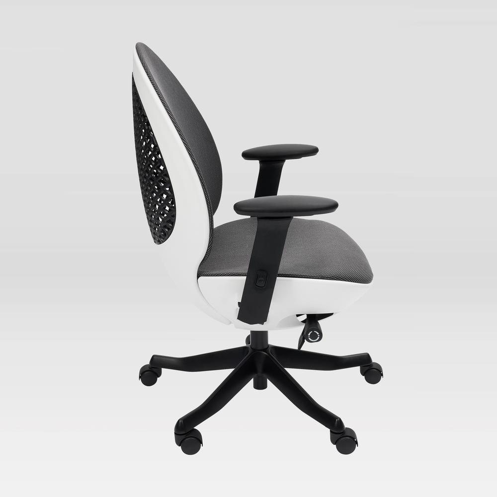 Techni Mobili Deco LUX Executive Office Chair, White. Picture 22