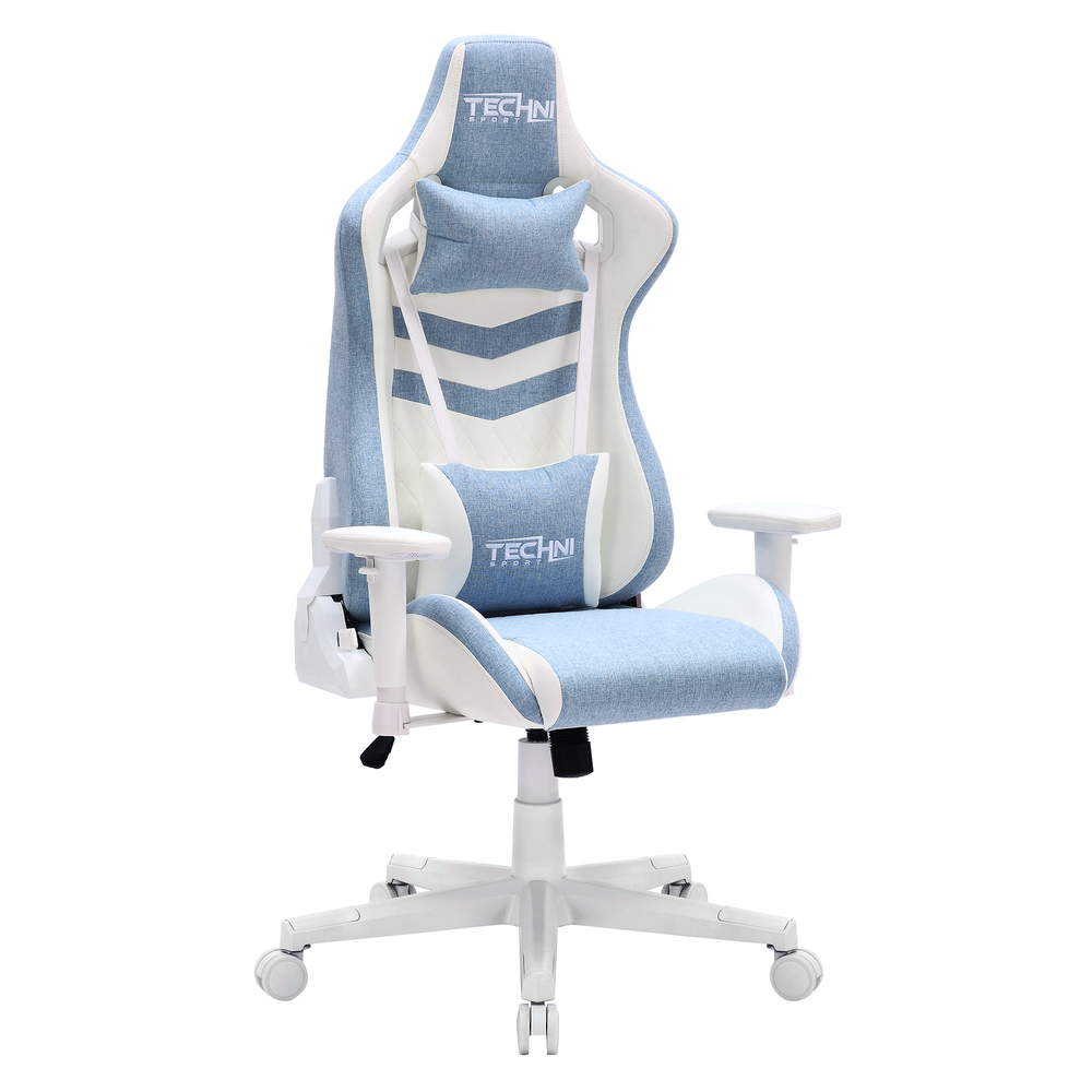 Techni Sport TS86 Ergonomic Pastel Gaming Chair, Blue. Picture 2