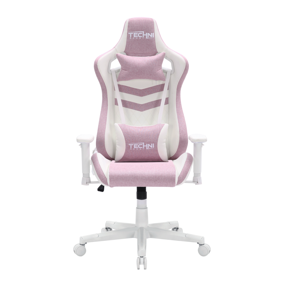 Techni Sport TS86 Ergonomic Pastel Gaming Chair, Pink. Picture 1