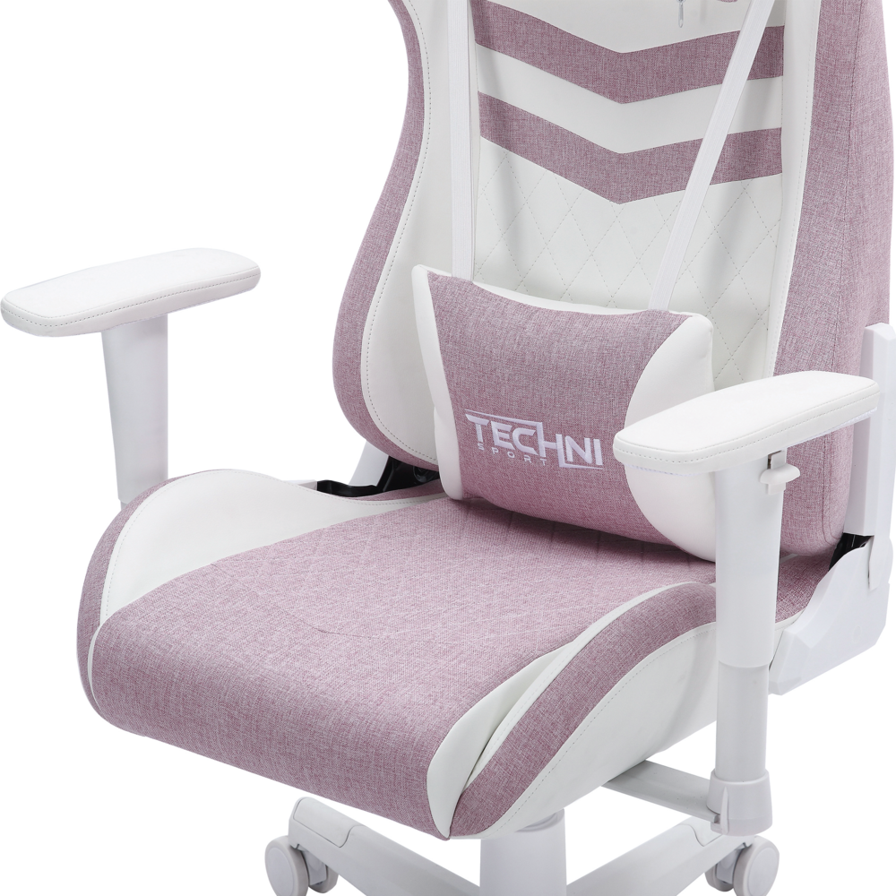 Techni Sport TS86 Ergonomic Pastel Gaming Chair, Pink. Picture 6