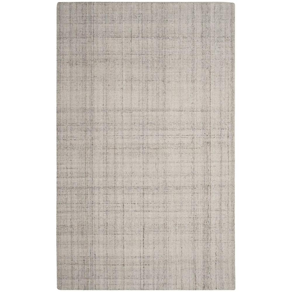 Abstract, LIGHT GREY, 5' X 8', Area Rug. The main picture.