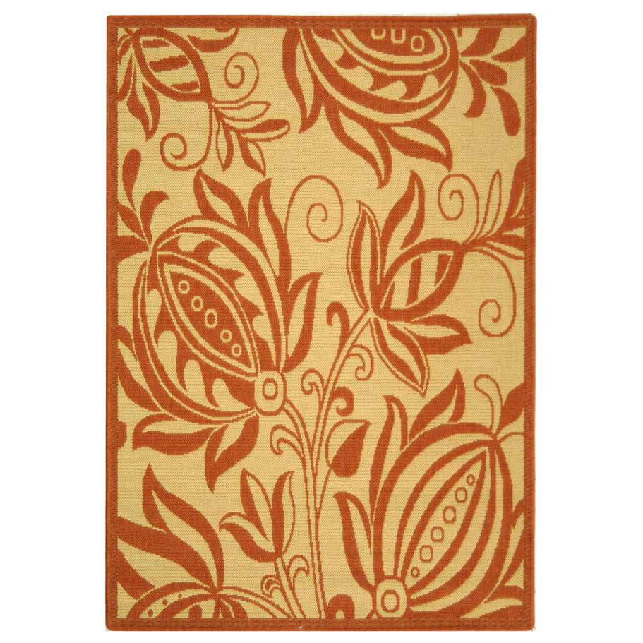 COURTYARD, NATURAL / TERRA, 7'-10" X 7'-10" Square, Area Rug, CY2961-3201-8SQ. Picture 1