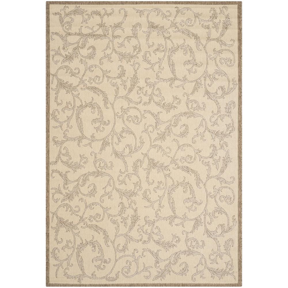 COURTYARD, NATURAL / BROWN, 7'-10" X 7'-10" Square, Area Rug, CY2653-3001-8SQ. Picture 1