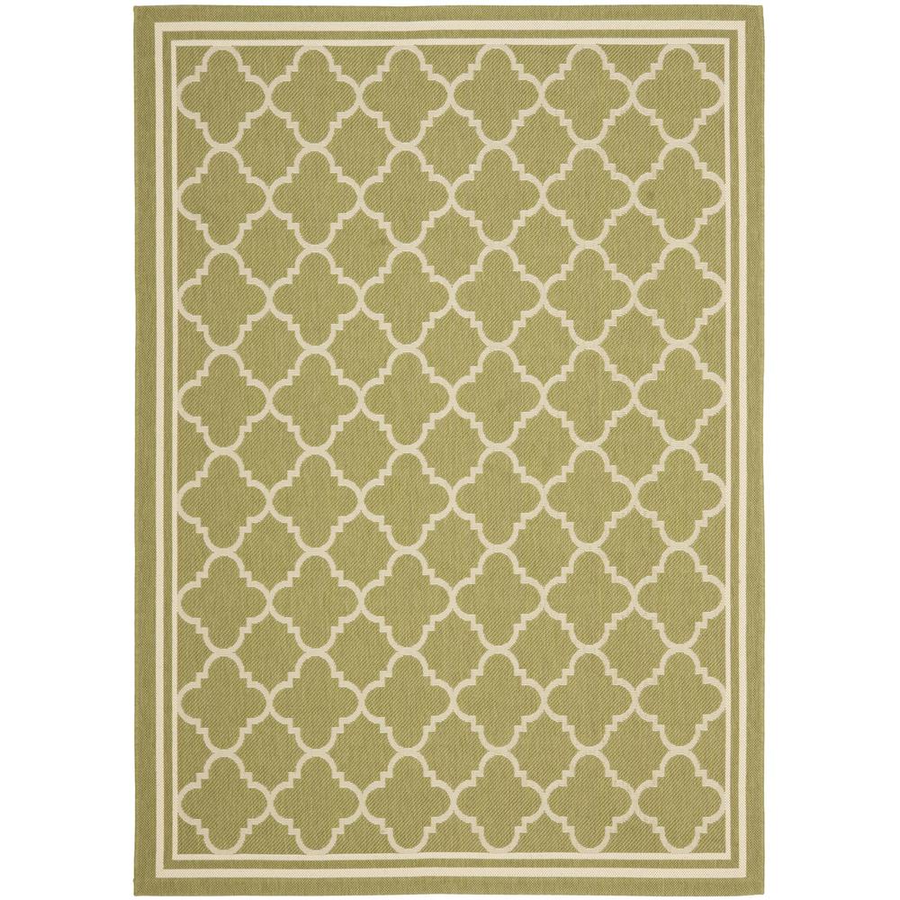 COURTYARD, GREEN / BEIGE, 8' X 11', Area Rug, CY6918-244-8. The main picture.