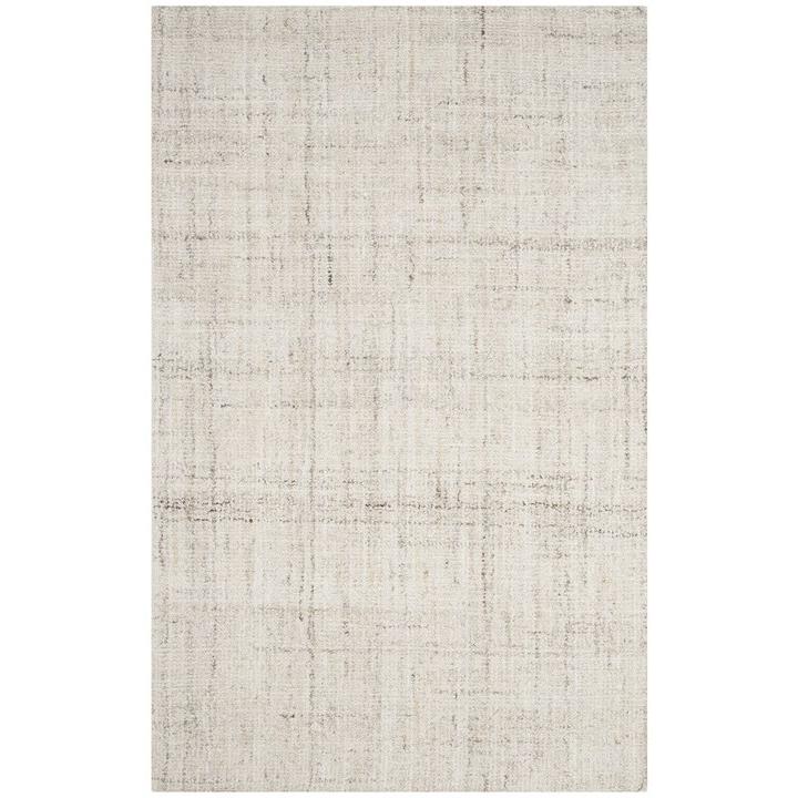 Abstract, IVORY / BEIGE, 6' X 6' Square, Area Rug, ABT141D-6SQ. Picture 1