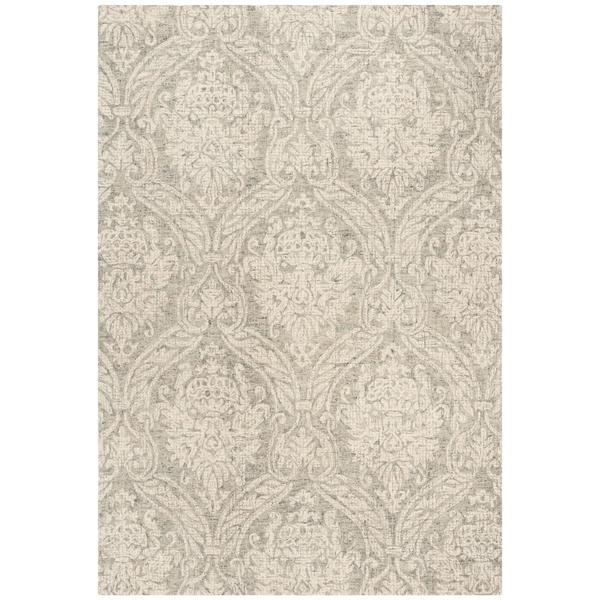 Abstract, GREY / IVORY, 4' X 6', Area Rug, ABT204A-4. Picture 1