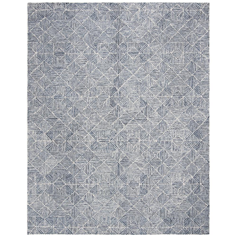 Abstract, BLUE, 9' X 12', Area Rug, ABT763M-9. Picture 1