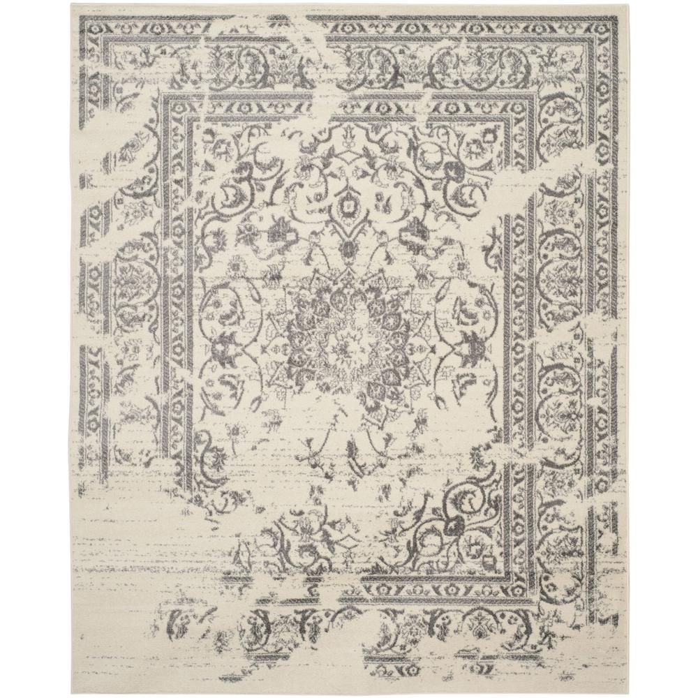 Adirondack, IVORY / SILVER, 12' X 18', Area Rug, ADR101B-1218. Picture 1