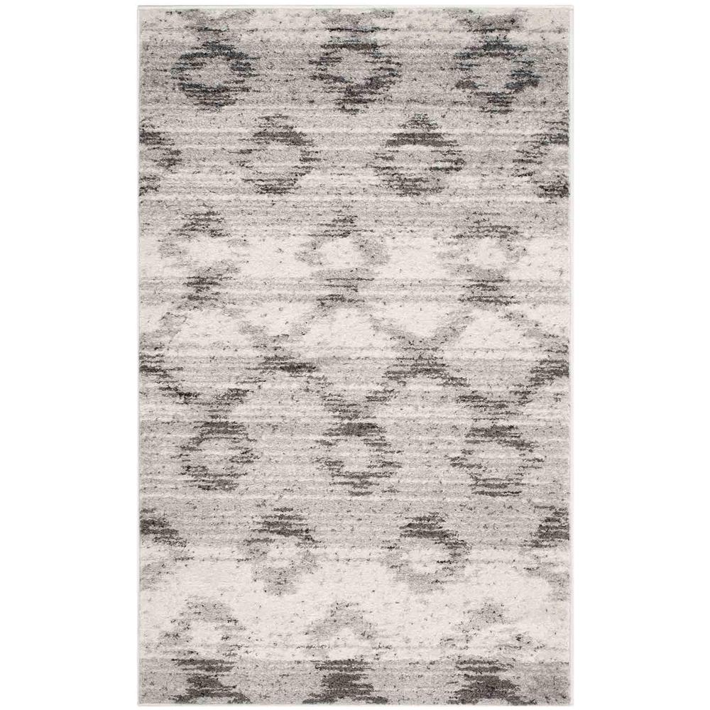 Adirondack, SILVER / CHARCOAL, 3' X 5', Area Rug, ADR106P-3. Picture 1