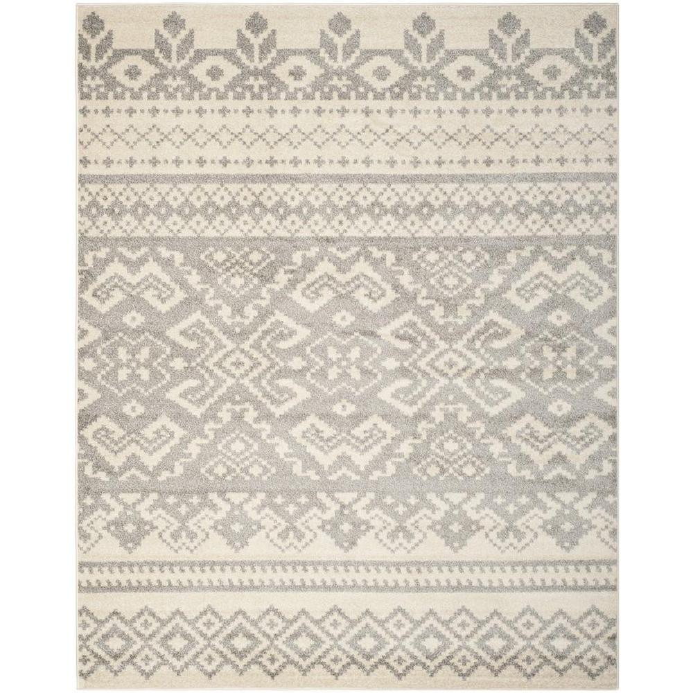 Adirondack, IVORY / SILVER, 8' X 10', Area Rug, ADR107B-8. Picture 1