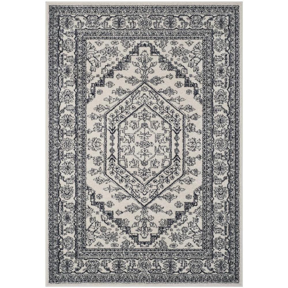 Adirondack, IVORY / NAVY, 5'-1" X 7'-6", Area Rug, ADR108R-5. Picture 1