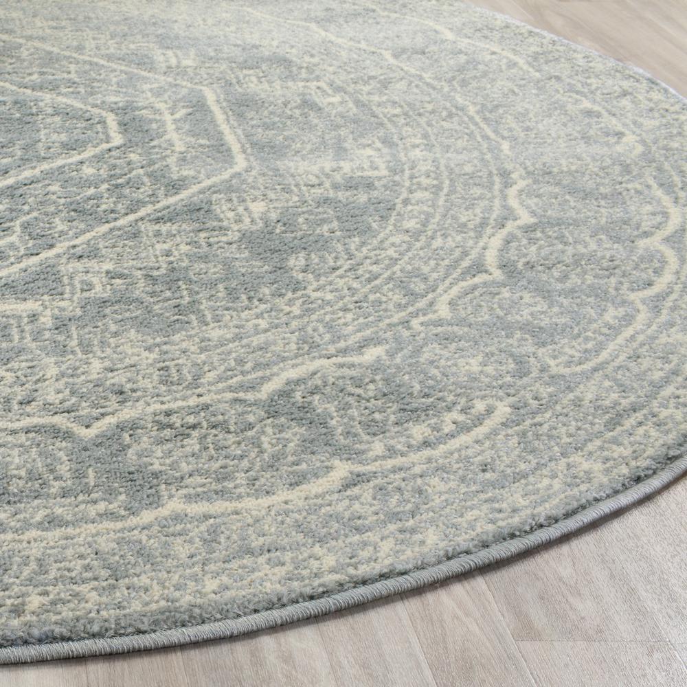 Adirondack, SLATE / IVORY, 8' X 8' Round, Area Rug, ADR108T-8R. Picture 1
