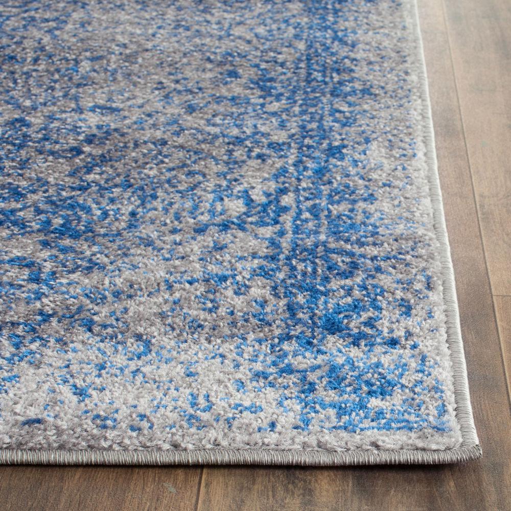 Adirondack, GREY / BLUE, 2'-6" X 12', Area Rug. The main picture.