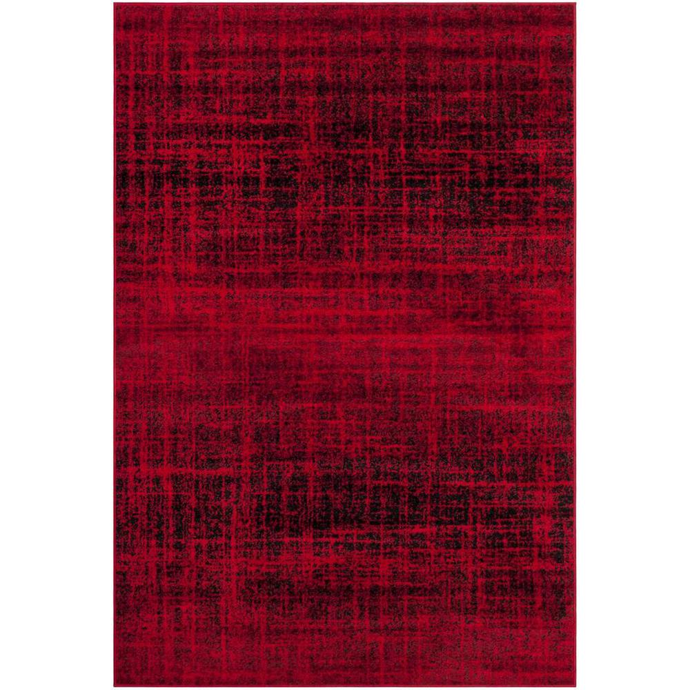 Adirondack, RED / BLACK, 5'-1" X 7'-6", Area Rug, ADR116F-5. Picture 1