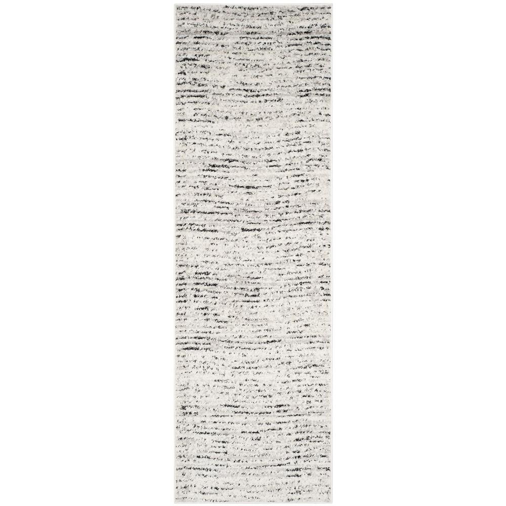 Adirondack, IVORY / SILVER, 2'-6" X 12', Area Rug, ADR117B-212. Picture 1