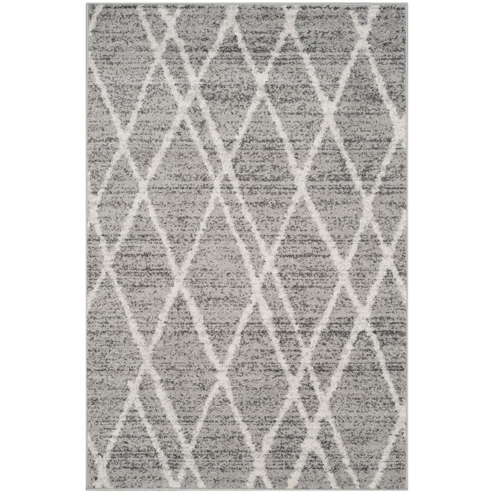 Adirondack, IVORY / SILVER, 4' X 6', Area Rug, ADR128B-4. Picture 1