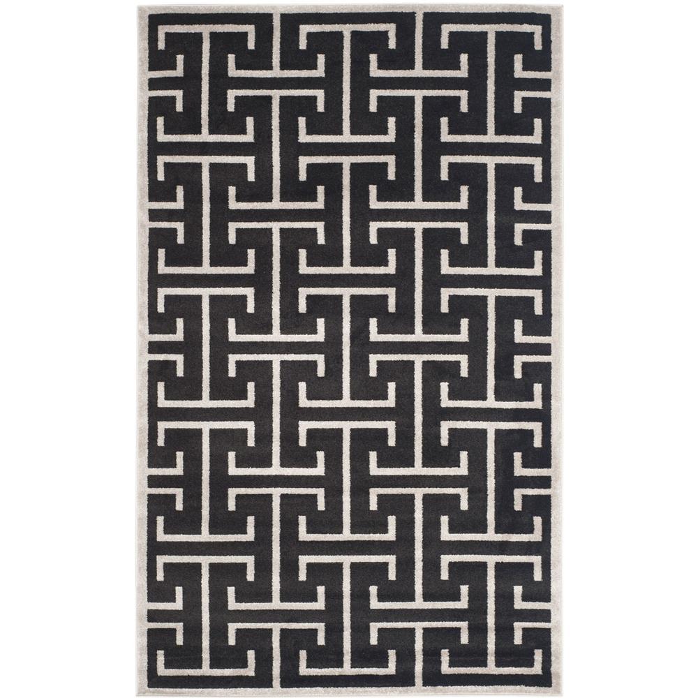 AMHERST, ANTHRACITE / LIGHT GREY, 5' X 8', Area Rug, AMT404G-5. Picture 1
