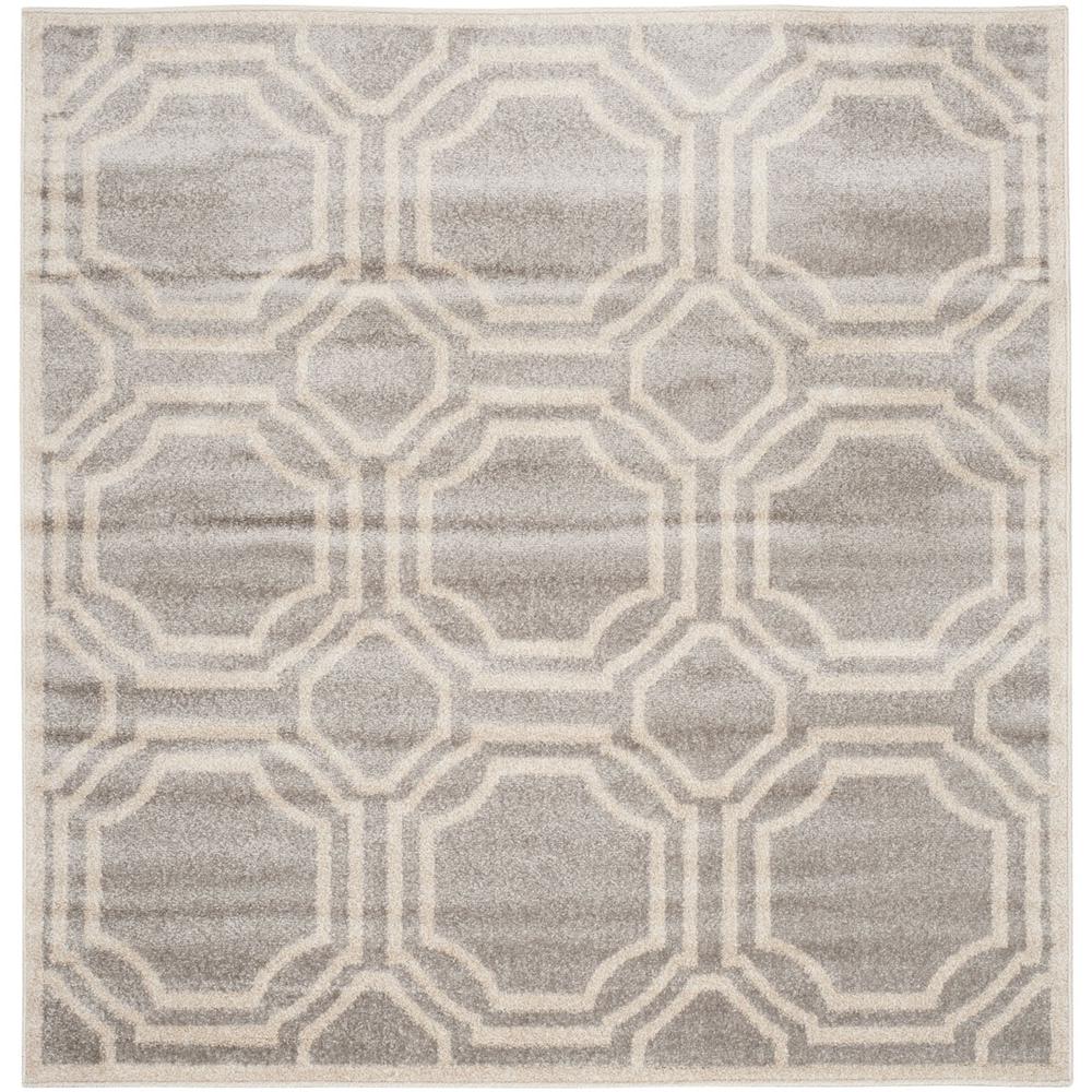 AMHERST, LIGHT GREY / IVORY, 7' X 7' Square, Area Rug, AMT411B-7SQ. Picture 1