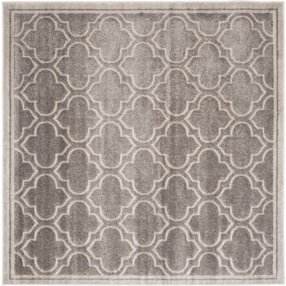 AMHERST, GREY / LIGHT GREY, 7' X 7' Square, Area Rug, AMT412C-7SQ. Picture 1