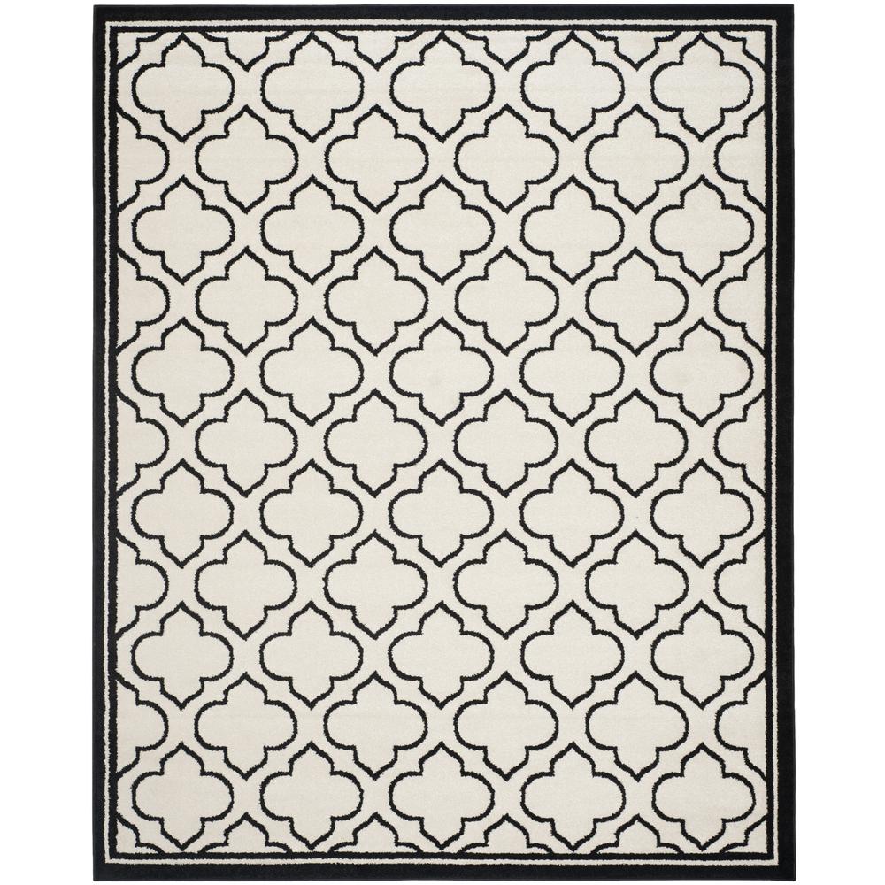AMHERST, IVORY / ANTHRACITE, 8' X 10', Area Rug. Picture 1