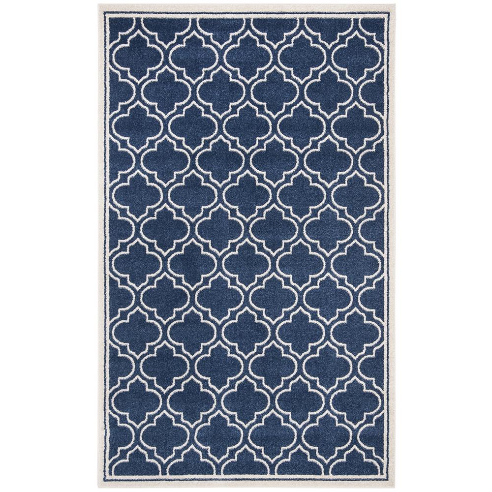 AMHERST, NAVY / IVORY, 4' X 6', Area Rug, AMT412P-4. Picture 1