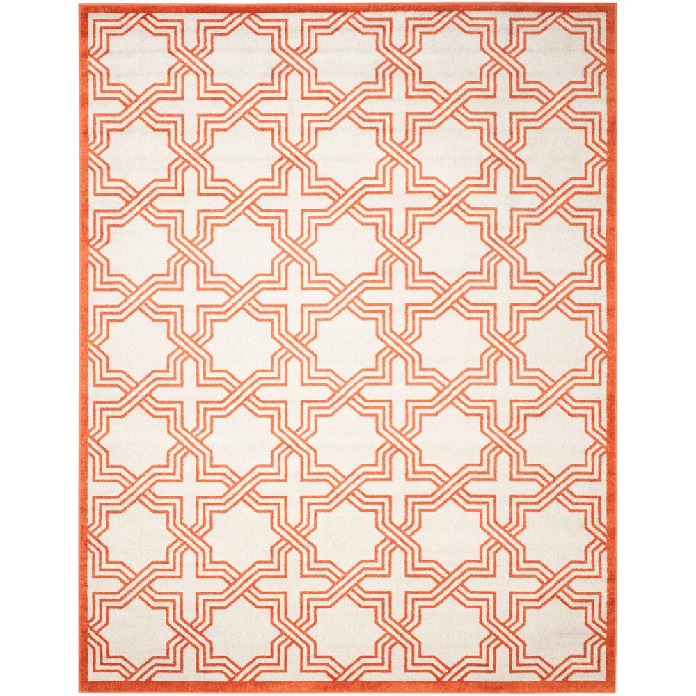 AMHERST, IVORY / ORANGE, 9' X 12', Area Rug, AMT413F-9. Picture 1