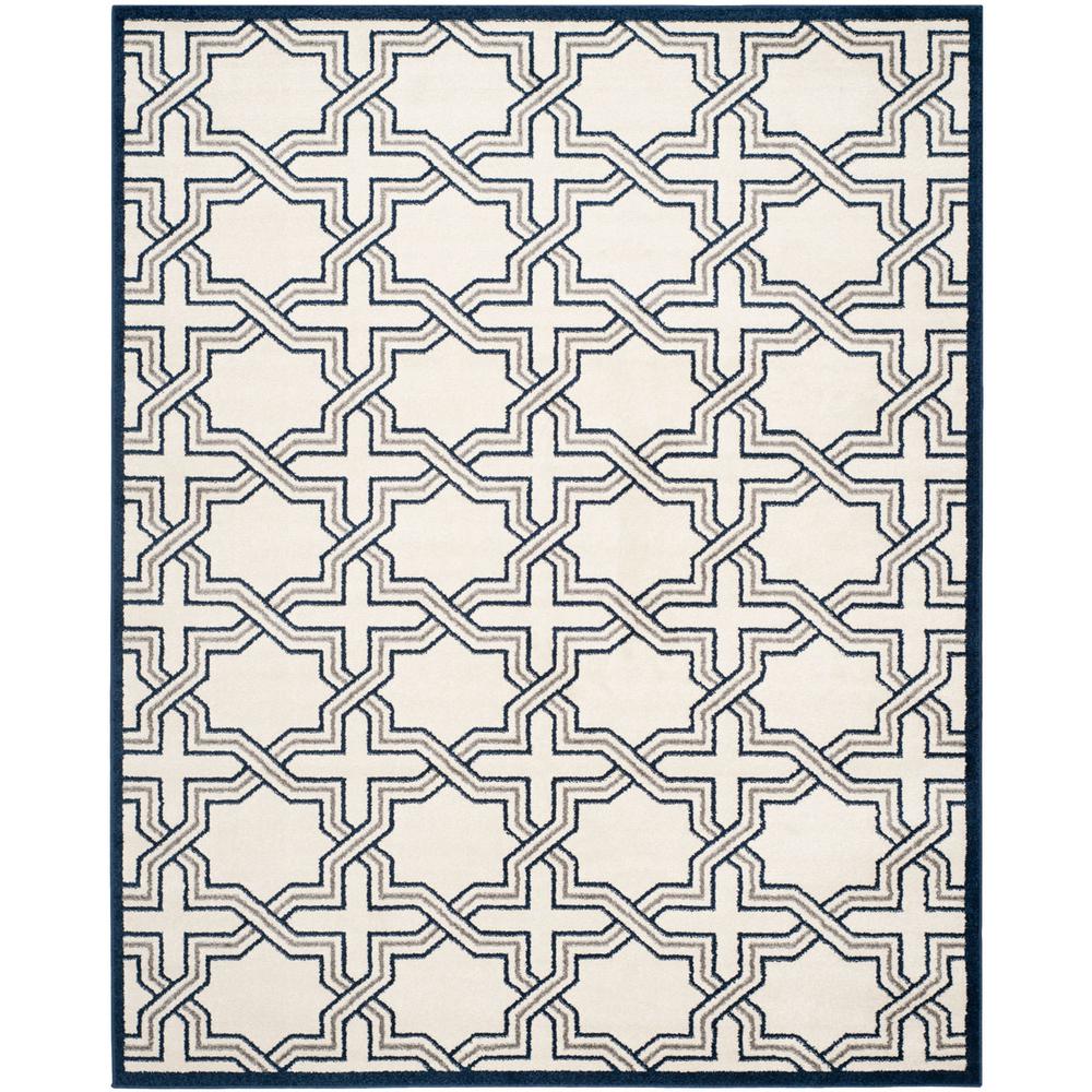 AMHERST, IVORY / NAVY, 9' X 12', Area Rug, AMT413M-9. The main picture.