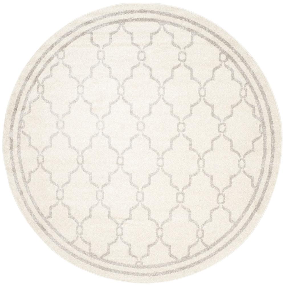 AMHERST, IVORY / LIGHT GREY, 7' X 7' Round, Area Rug, AMT414E-7R. The main picture.