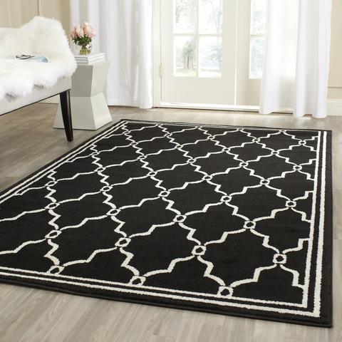 AMHERST, ANTHRACITE / IVORY, 9' X 12', Area Rug, AMT414G-9. Picture 3