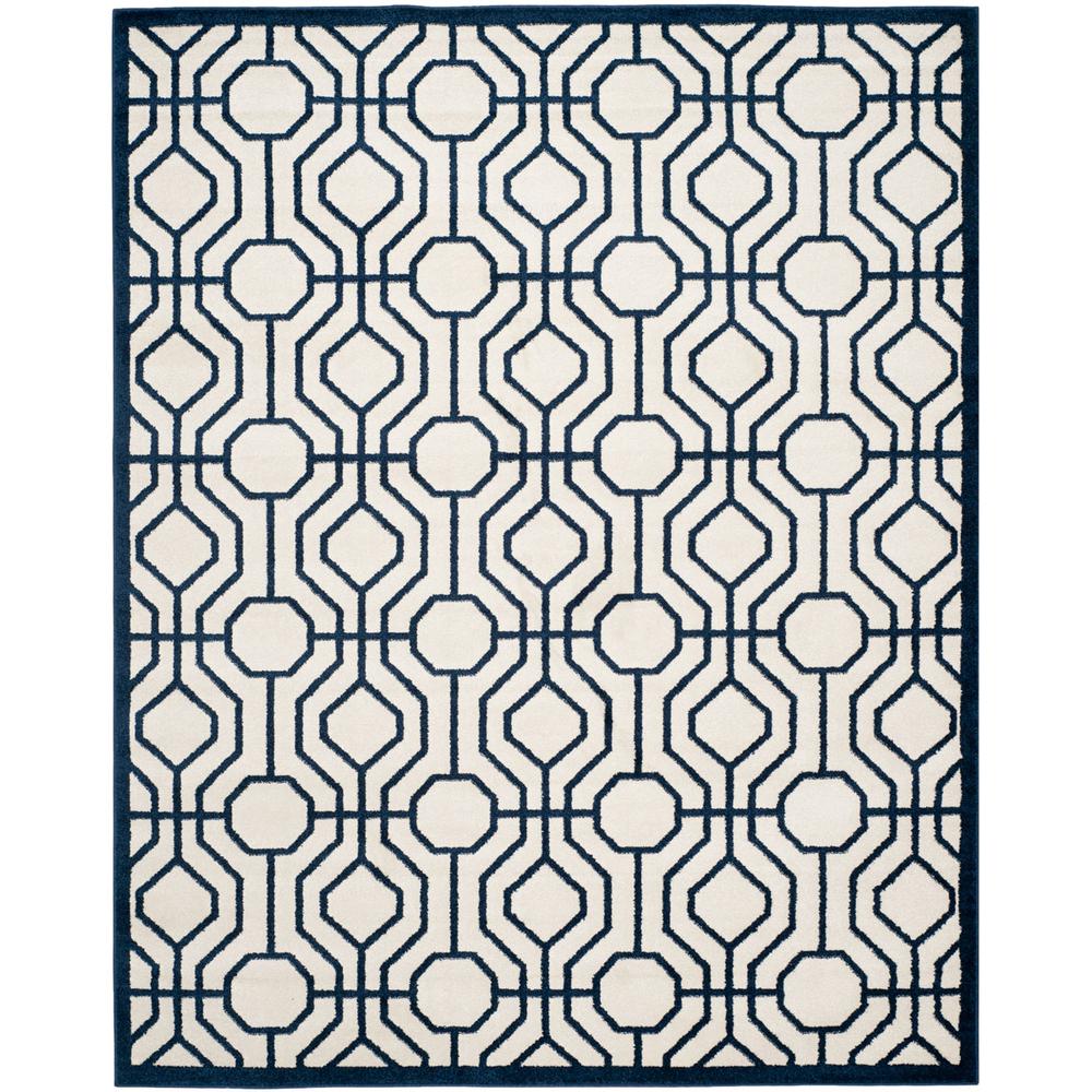 AMHERST, IVORY / NAVY, 9' X 12', Area Rug, AMT416M-9. Picture 1