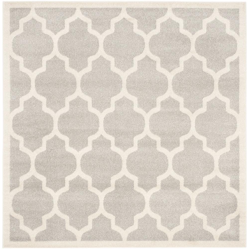 AMHERST, LIGHT GREY / BEIGE, 7' X 7' Square, Area Rug, AMT420B-7SQ. Picture 1