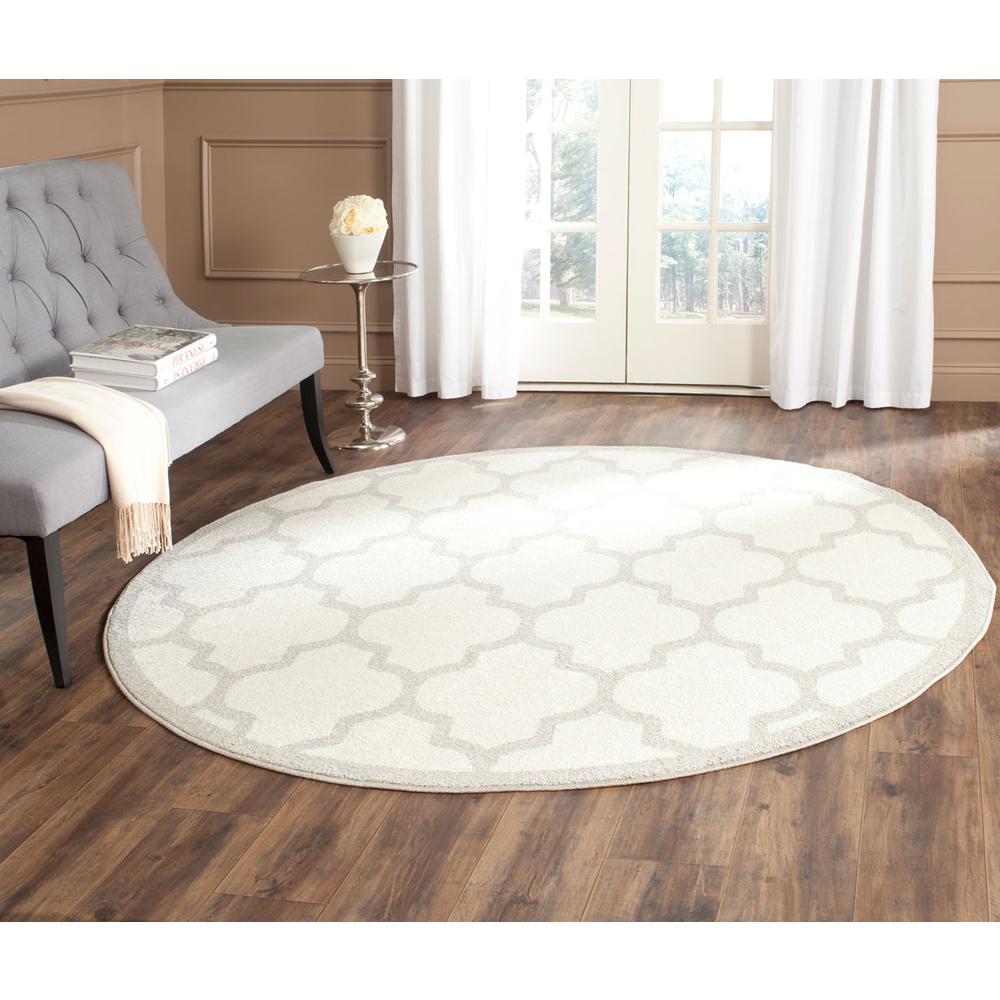 AMHERST, BEIGE / LIGHT GREY, 9' X 9' Round, Area Rug, AMT420E-9R. Picture 1